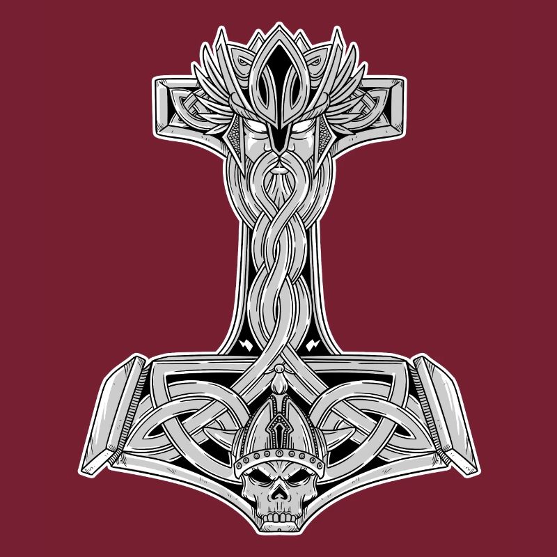 Mjolnir Thors Hammer Vikings Walhalla Vikinger