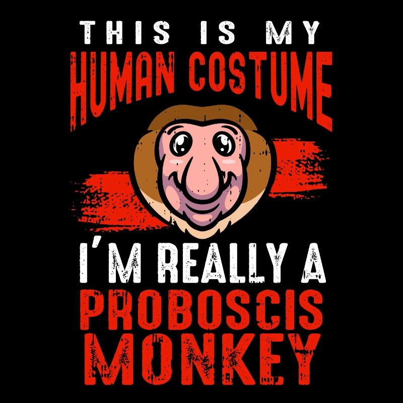 Proboscis-Affe Langnase