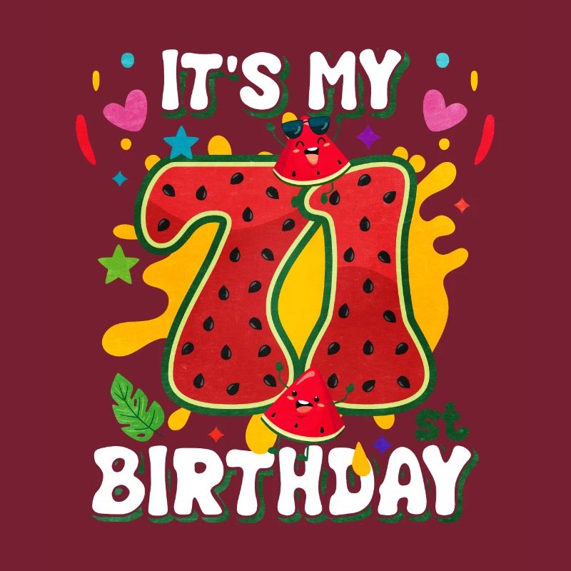 71e anniversaire Pastèque