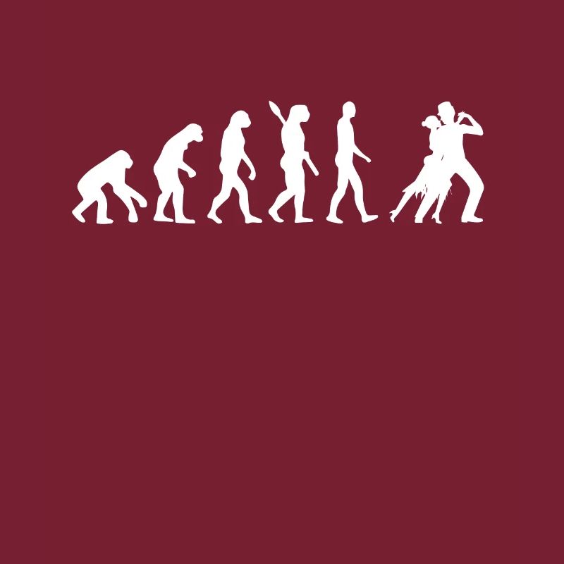 Salsa - Human Evolution / Darwin / blanc