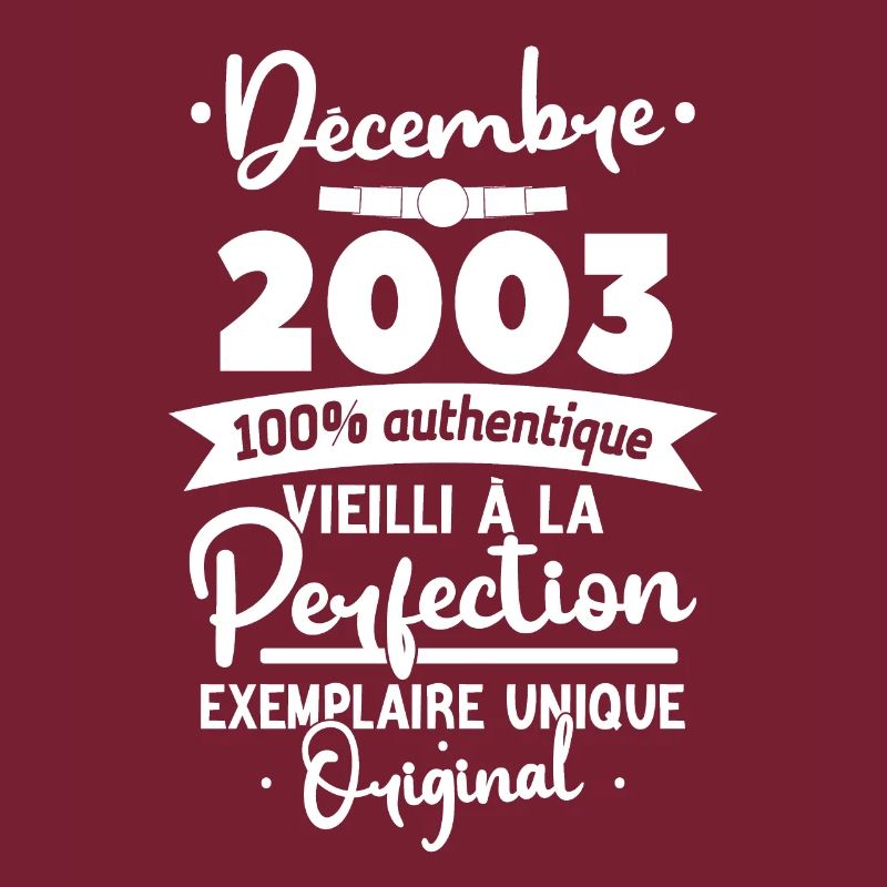 Décembre 2003 20 Ans