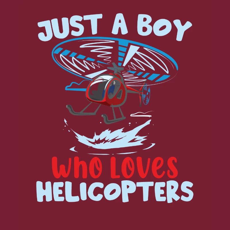 Junge Hubschrauberpilot