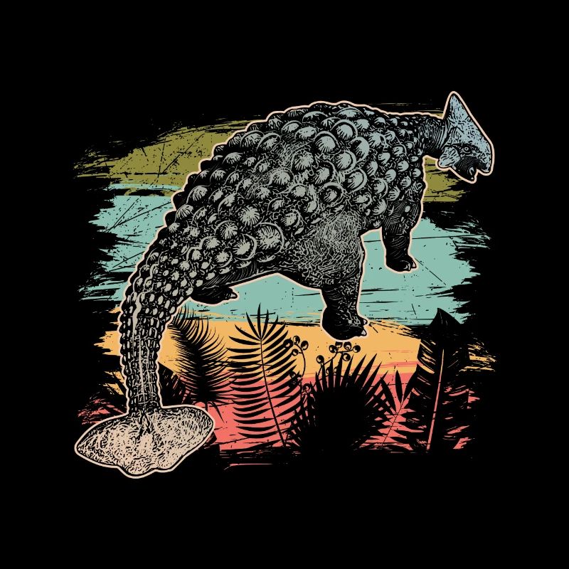 Dinosaurier Dschungel Ankylosaurus Urzeit Fossil