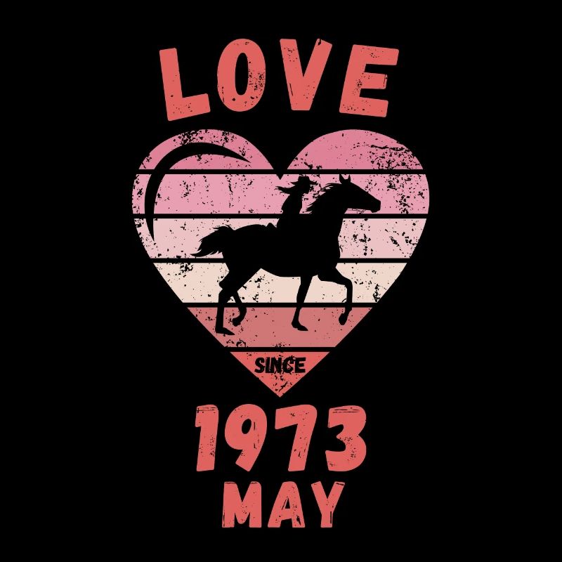 Amour équitation anniversaire mai 1973