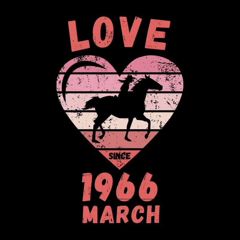 Amour équitation anniversaire Mars 1966