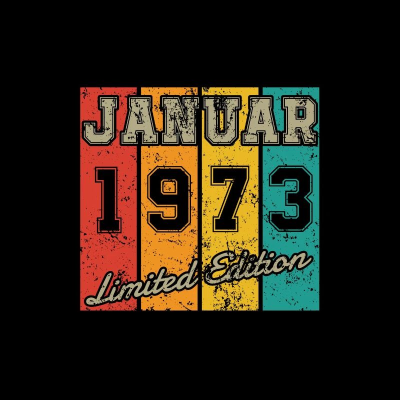 Date de naissance : Janvier 1973 - Édition limitée rétro