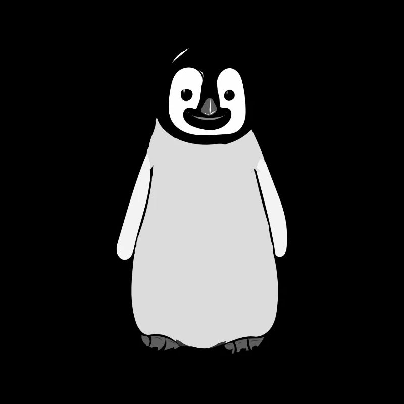 Petit pingouin mignon