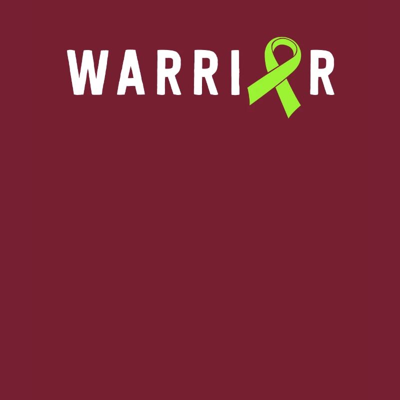 Ruban de sensibilisation vert vert guerrier Maladie de Lyme