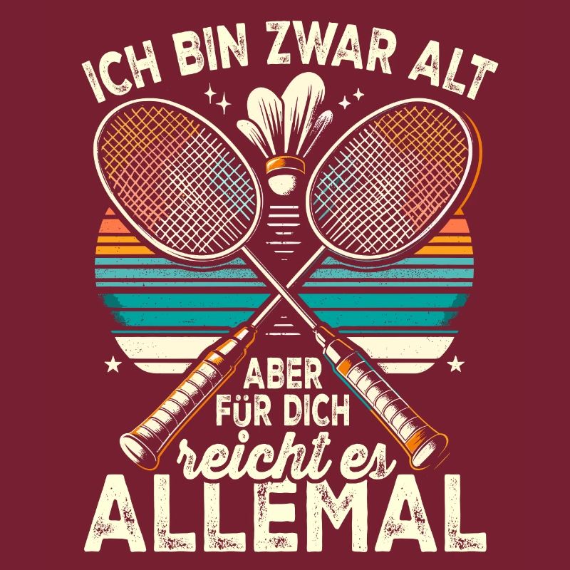 Badminton Geschenk Sprüche Lustig