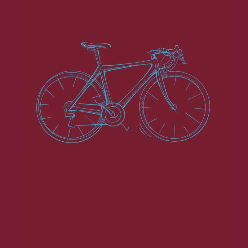 Vélo de course Hommes Vélo Esquisse Cyclisme