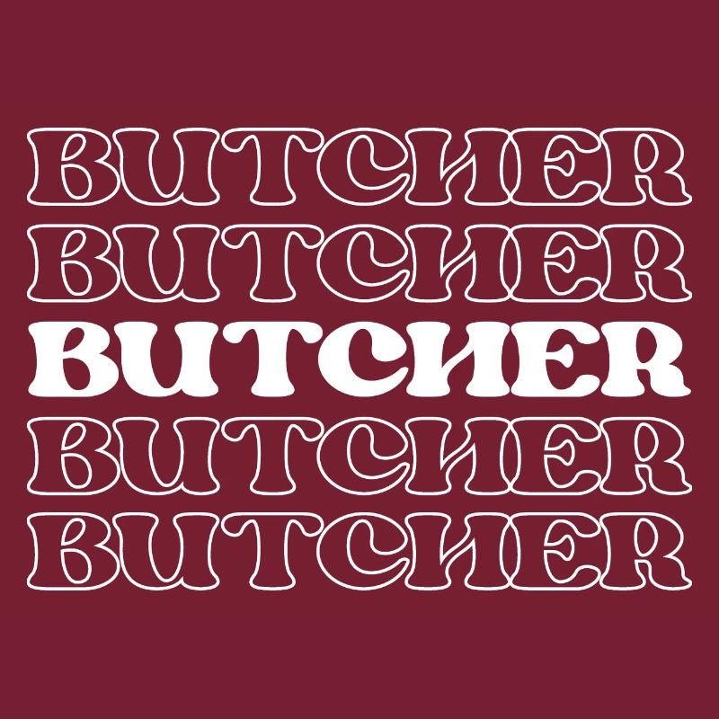 Butcher Meat Cutter Meatman Meat Processor