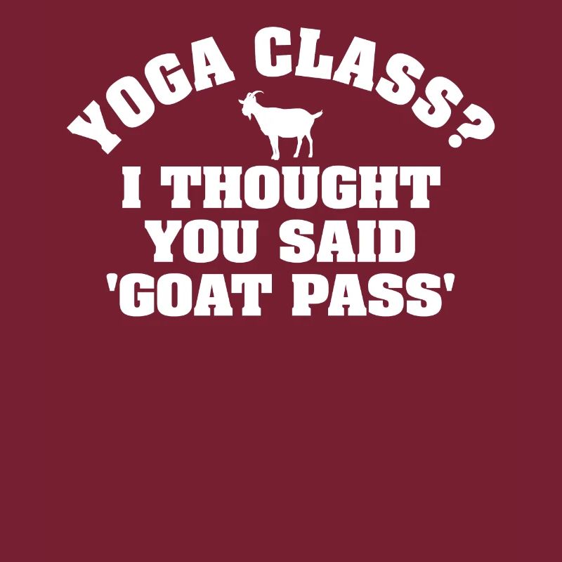 Yogastunde oder Ziegenpass