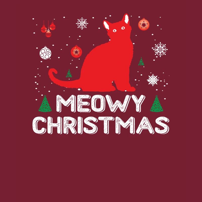 Meowing Christmas Norwegian Pattern