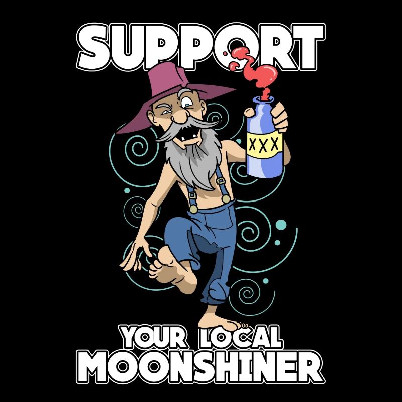 Hinterwäldler Support Your Local Moonshiner