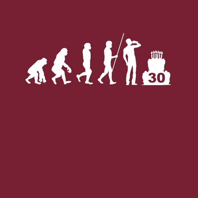 Evolution 30e anniversaire 30 ans cadeau 1990