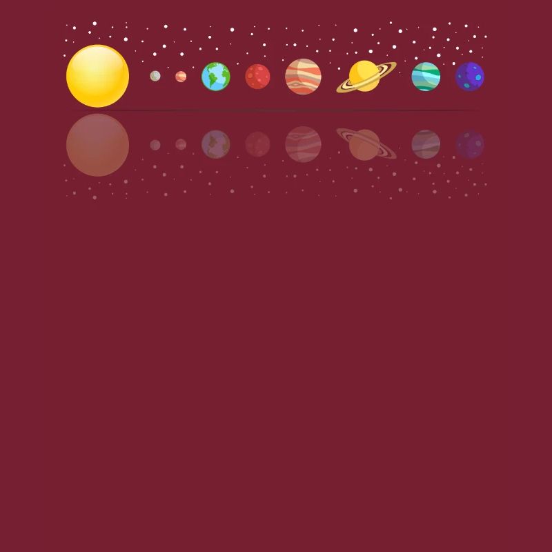 Planète Design avec système solaire dans