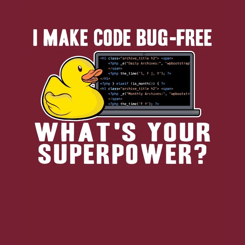 Programmeurs Canard Programmation Debugging Drôle