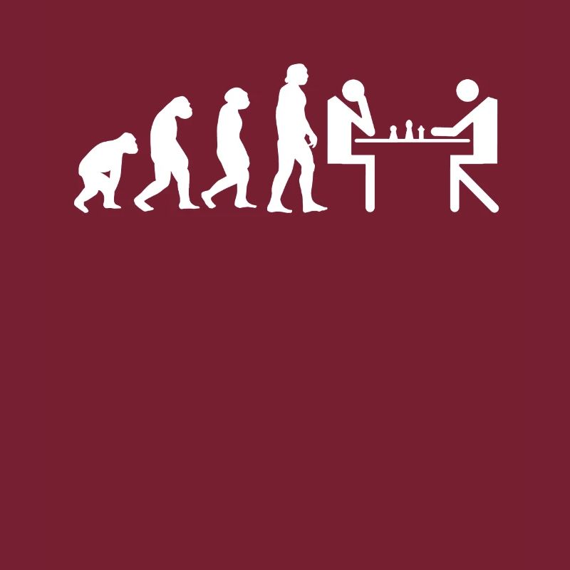 Pièce d'échecs échiquier Evolution chessboard