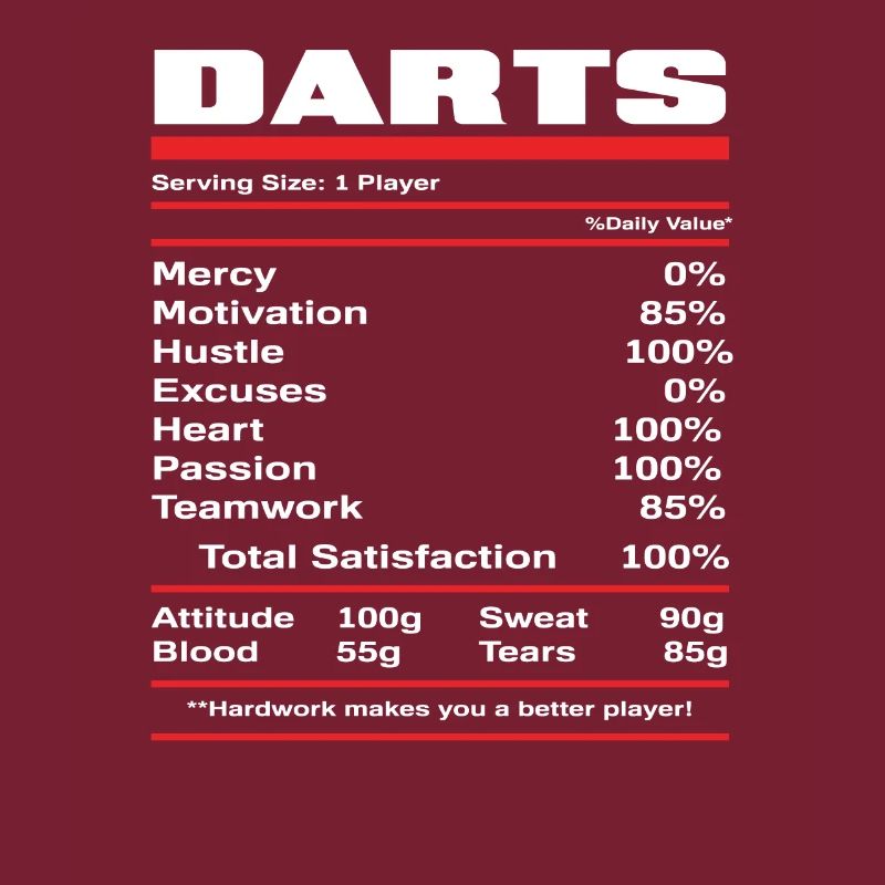 Dart player nutritional values