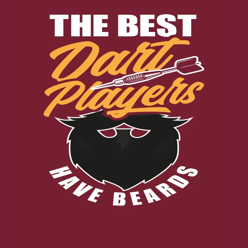 Dart Player Beard Beard Wearer