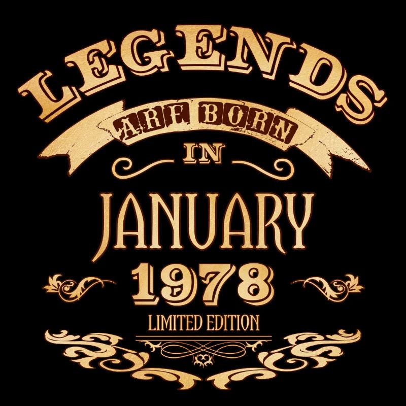 Legenden werden im Januar 1978 geboren