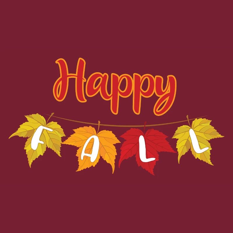 Happy Fall - Herbstlaub