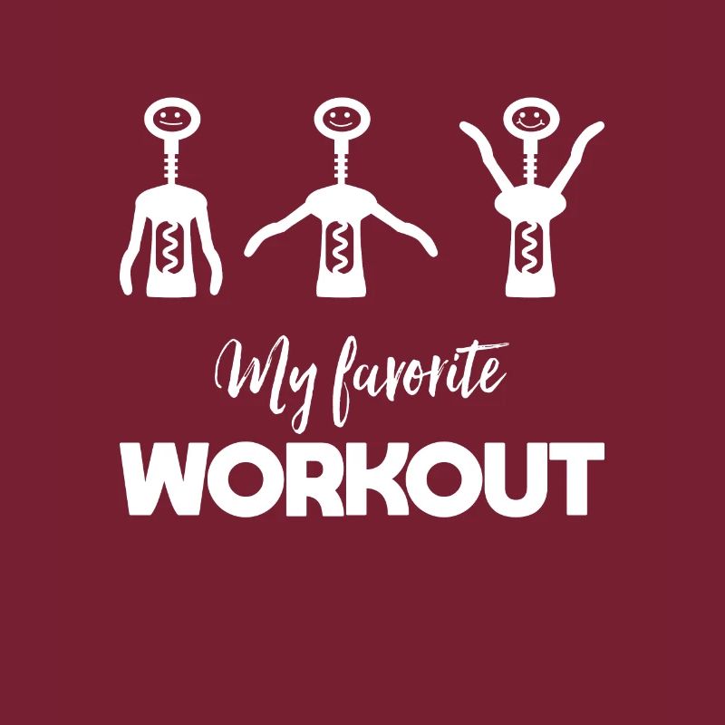 Lieblings Workout Flaschenöffner Korkenzieher Wein