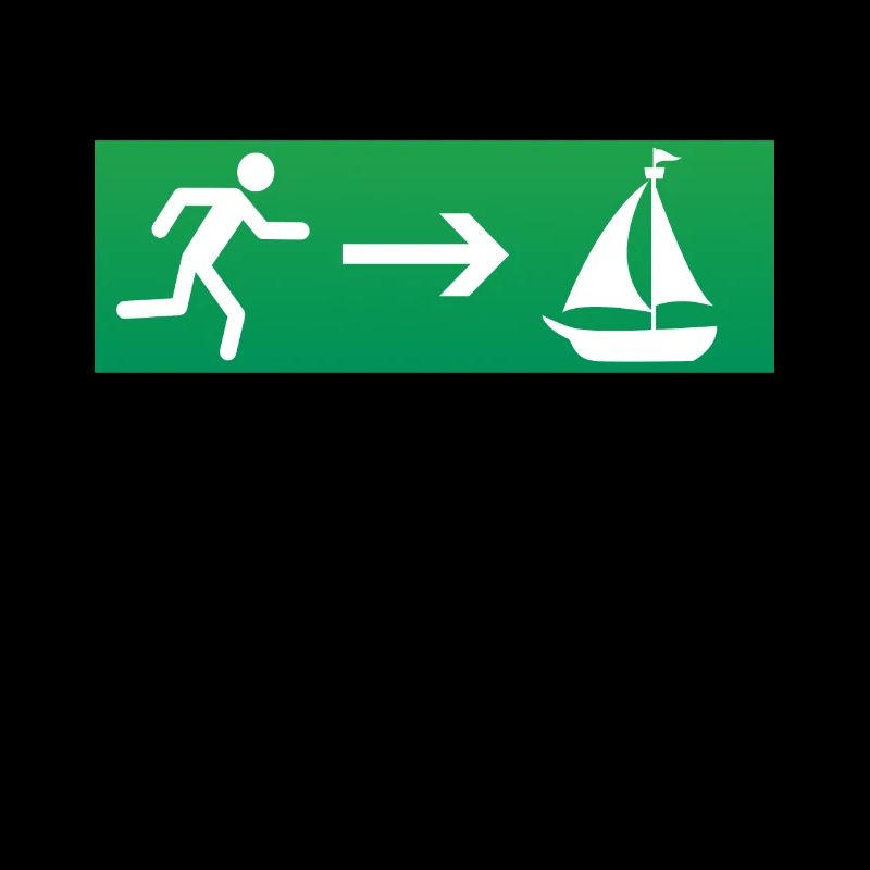 Emergency exit sailing sailboat