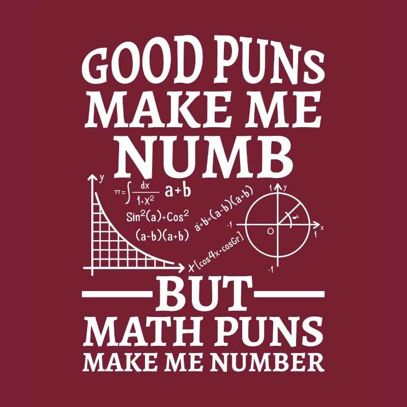 Drôle de maths cadeau Math Puns