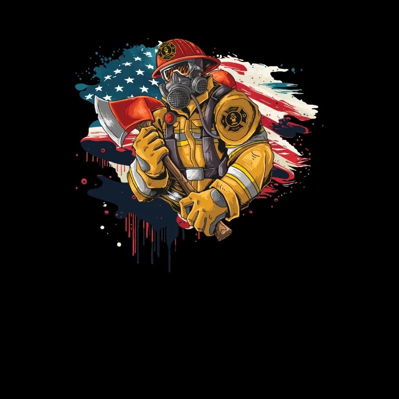 Pompier Valor Courage Honor Fire