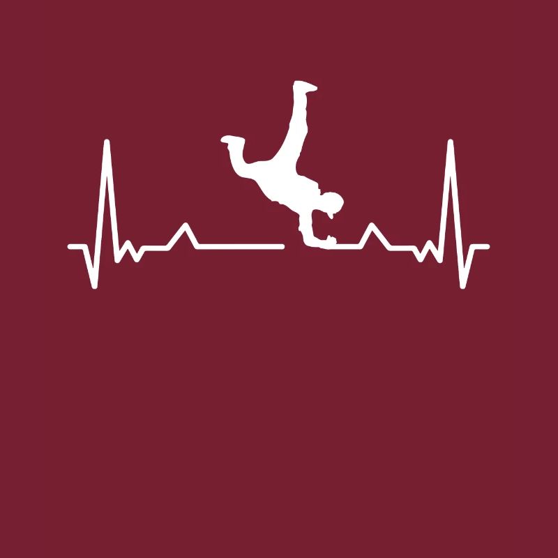 Breakdancing Heartbeat Gift Break Dancer
