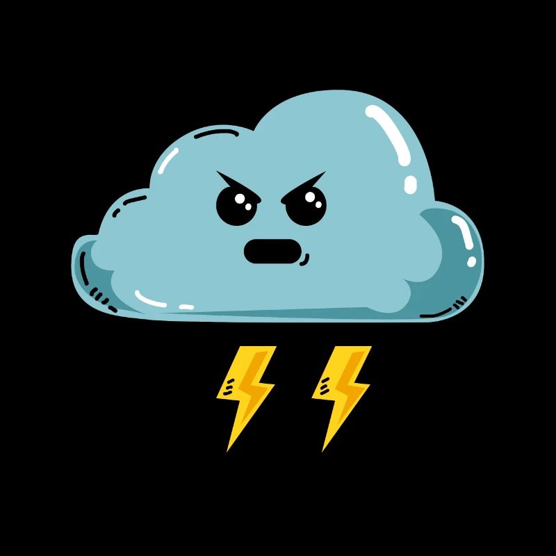 Evil Cloud Thunderstorm Thunder Cloudy