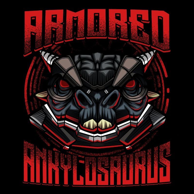 Cyborg Ankylosaurus Dinosaurier Scifi