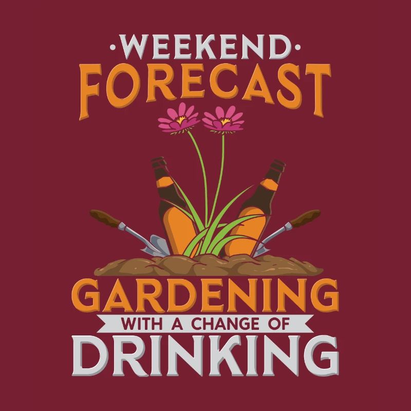 Drôle de conception de bière de jardin