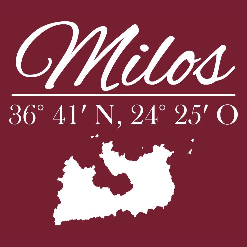 Milos Coordinates Design with Silhouette
