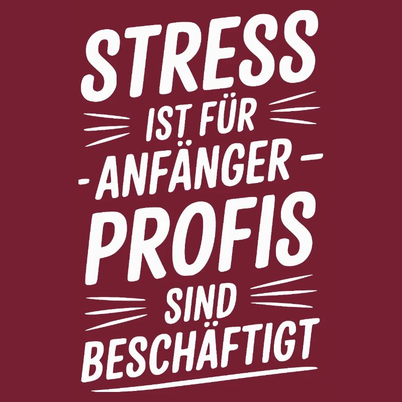 Stress is busy for beginner professionals