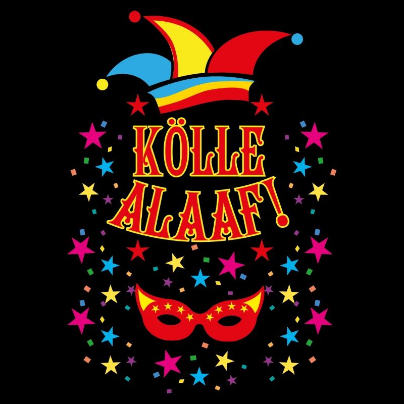 10 KÖLLE ALAAF Carnaval Chapeau De Carnaval Masque