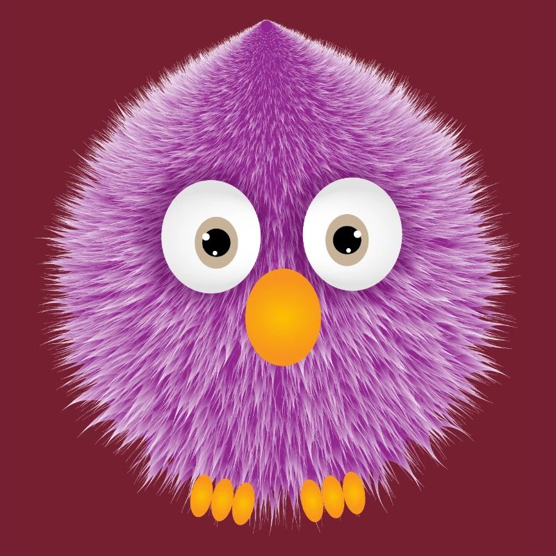 fluffy bird