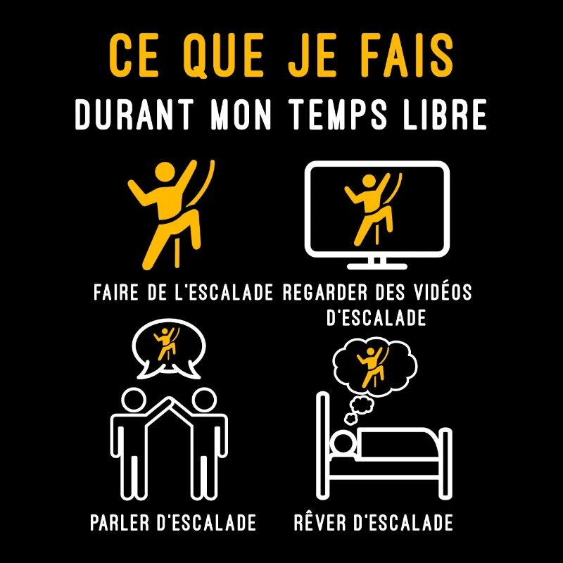 escalade temps libre cadeau grimpeur