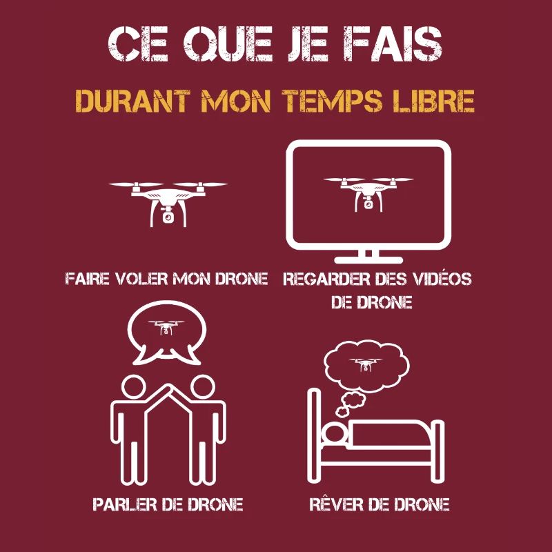 drone temps libre humour