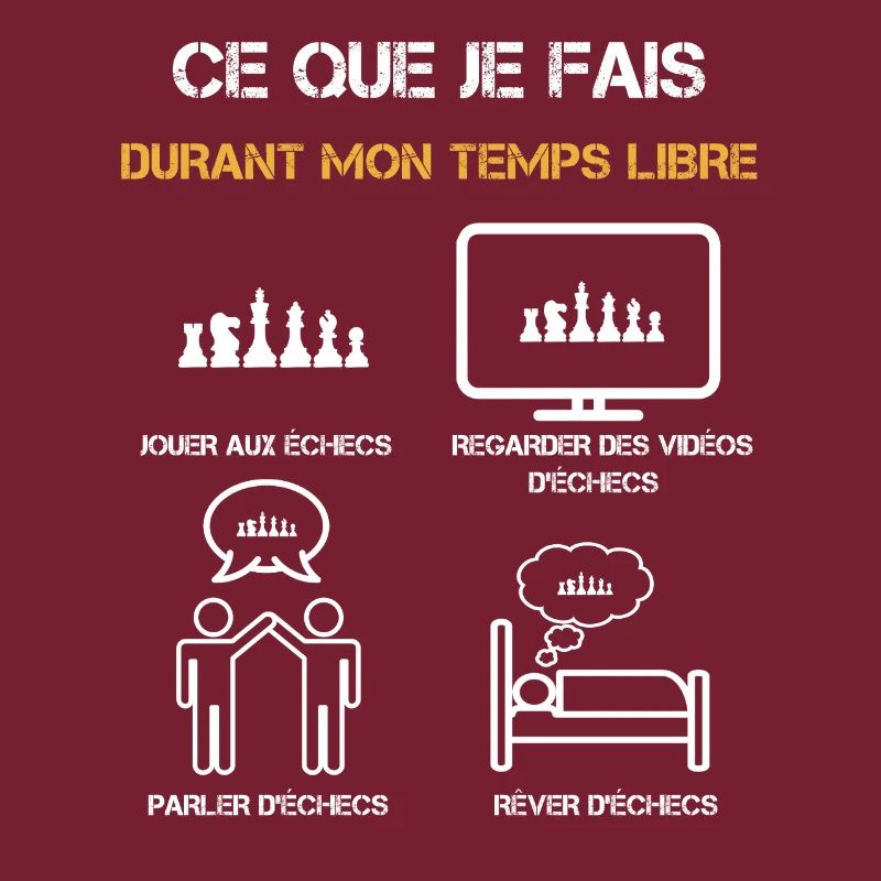 échecs temps libre humour