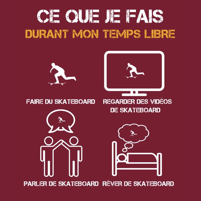 ce que je fais durant mon temps libre skateboard
