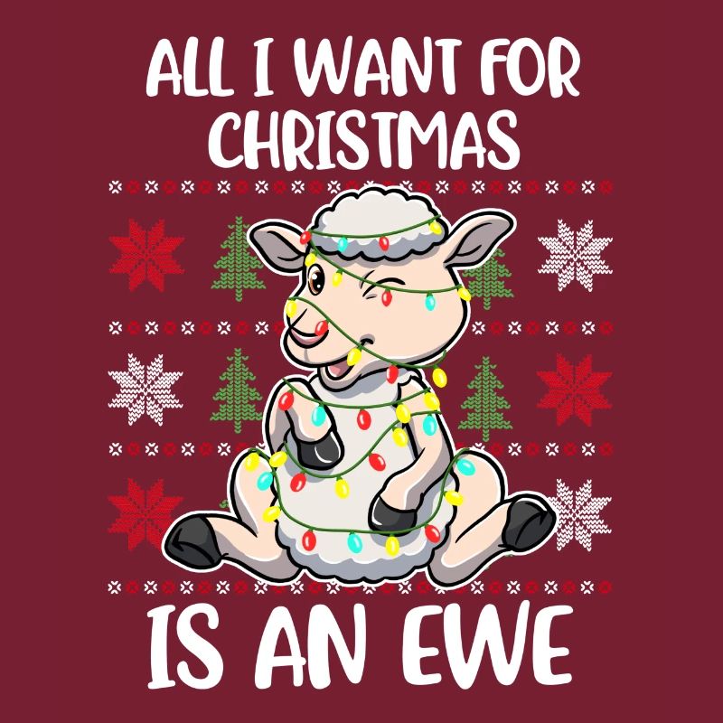 Christmas Ewe Hässlicher Weihnachtspulli Geschenk