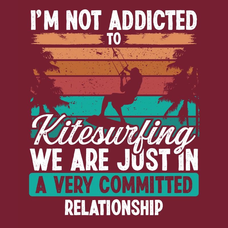 Kiteboarder Committed Relationship Vintage Kite