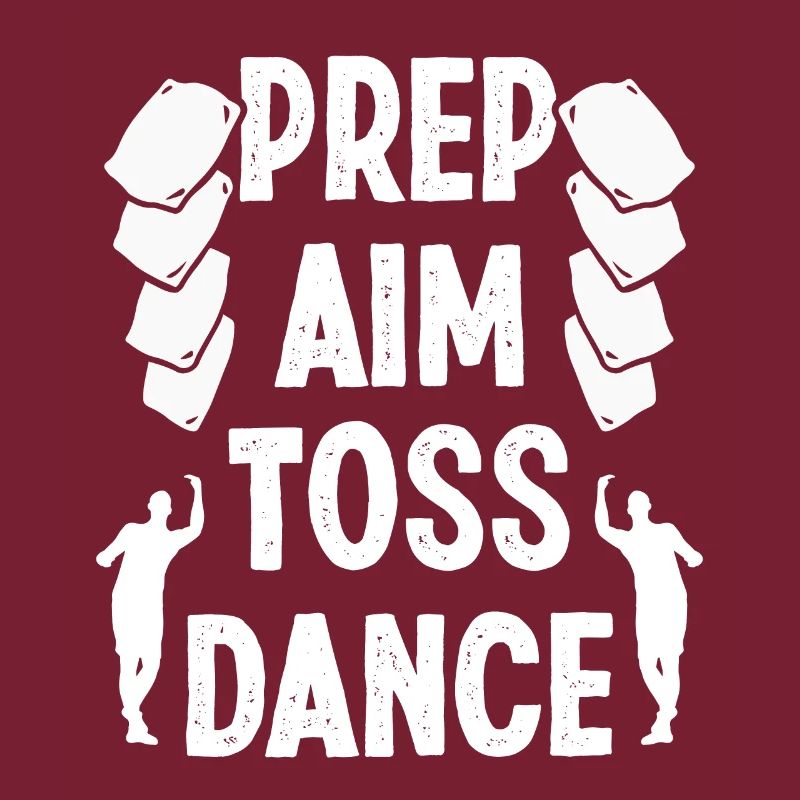 Cornhole Player Prep Aim Toss Dance Drinking Toss