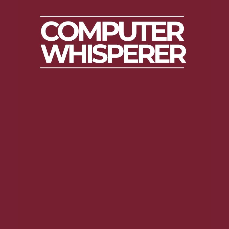 Computer Whisperer Nerd Stuff Geek Informatik Pc