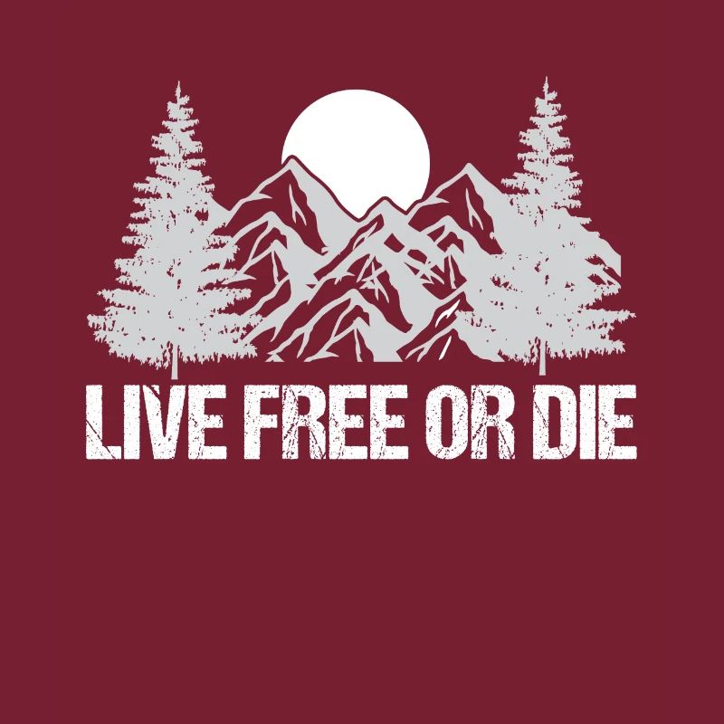 Leben Frei Oder Sterben Retro Nature Vintage Neu