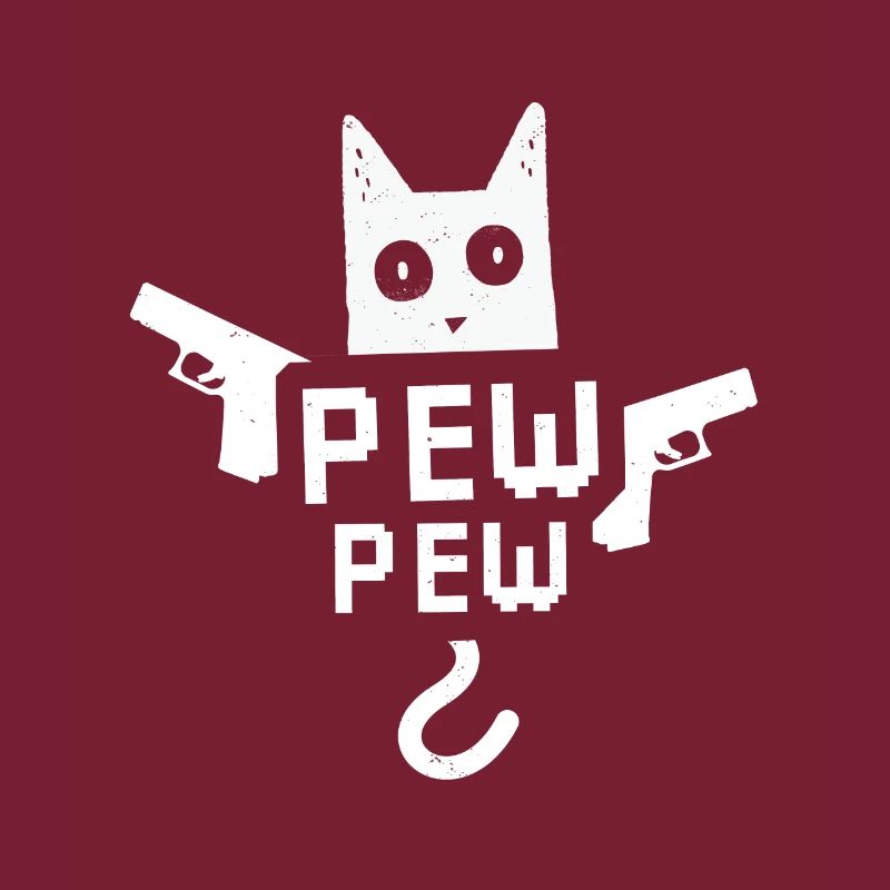 Chat Pew Pew Cat Meme