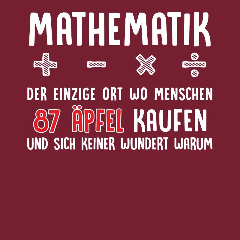 Nerd math drôle disant école de mathématiques