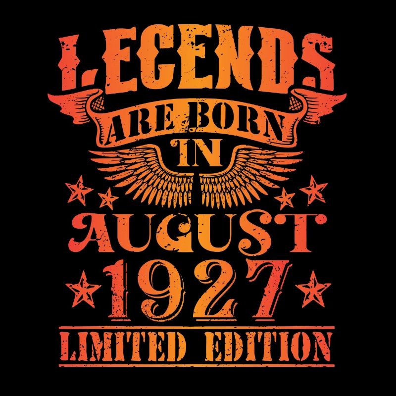 Anniversaire Août 1927 Edition Limitée Millésime